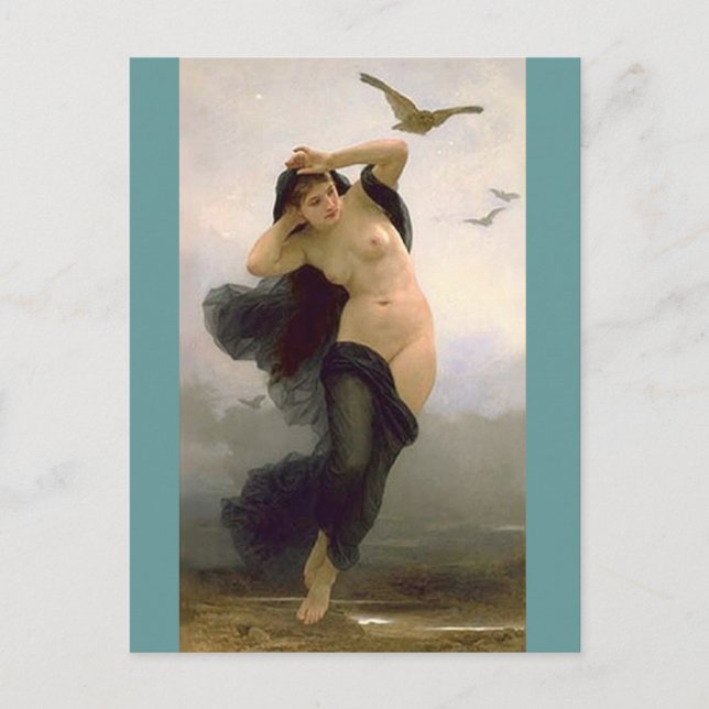 Dusk by Bouguereau Postcard (Front)