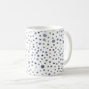 Dusk Confetti Watercolor Dots Classic Mug