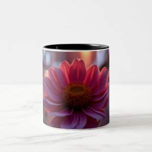 Dusk Daisies Two-Tone Coffee Mug