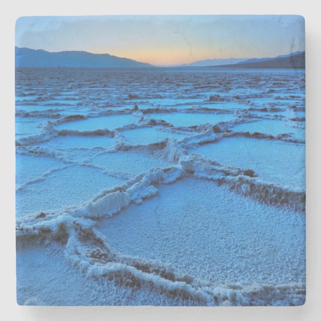 dusk, Death Valley, California Stone Coaster (Front)