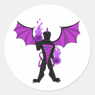Dusk Dragon Stickers