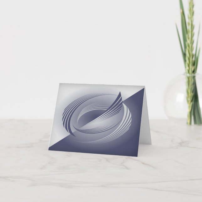 Dusk feathers holiday card (Front)