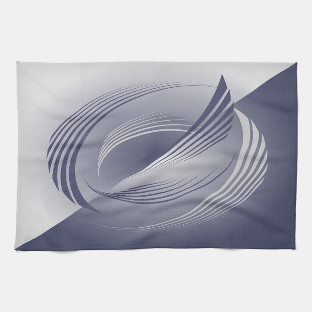 Dusk feathers tea towel (Horizontal)