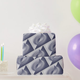 Dusk feathers wrapping paper