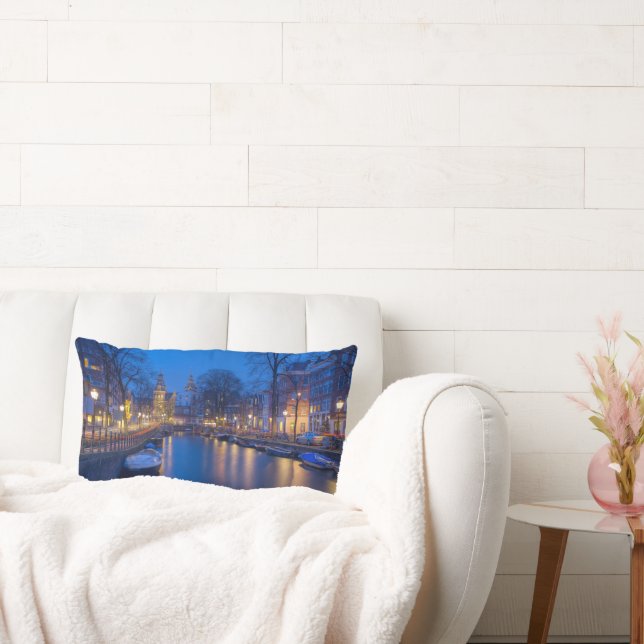 Dusk in Amsterdam Lumbar Cushion (Couch)