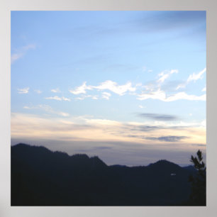 Dusk in the mountains...... poster
