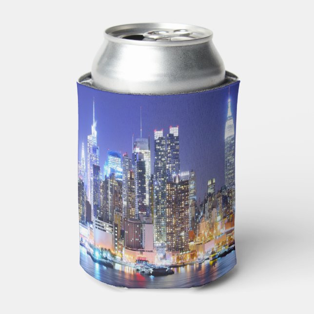 Dusk of Manhattan Can Cooler (Can Front)