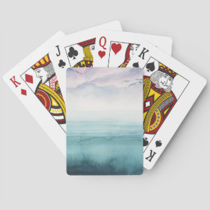 Dusk on the Bay - Watercolor Playing Cards