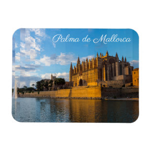Dusk on the Cathedral of Palma de Mallorca Magnet