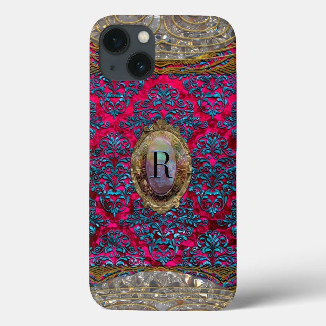 Dusk Ravone Damask Baroque Monogram Case-Mate iPhone Case (Back)