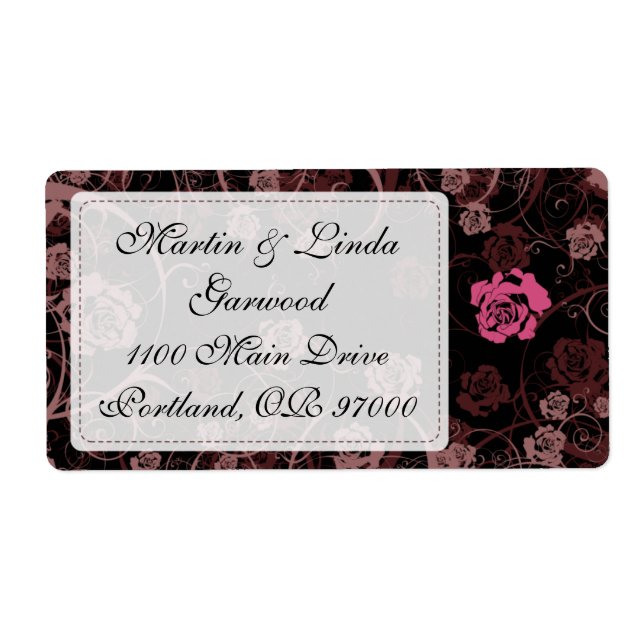 Dusk Romance Shipping Label (Light) (Front)