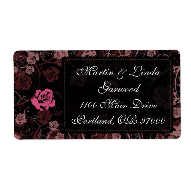 Dusk Romance Shipping Label v2 (Front)