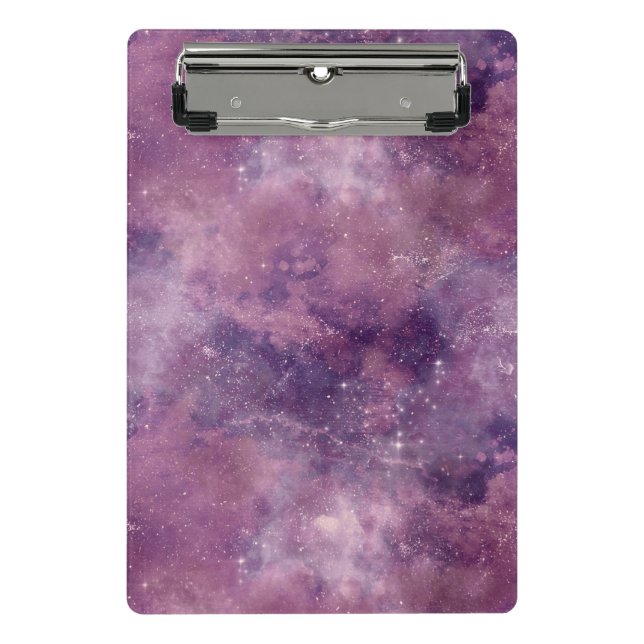 Dusk Rose Galaxy Series Design 1  Mini Clipboard (Front)