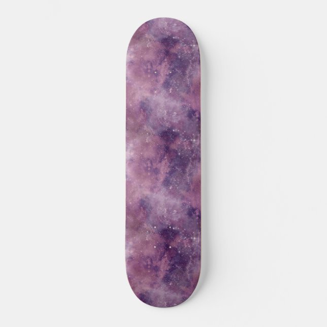 Dusk Rose Galaxy Series Design 1 Skateboard (Front)