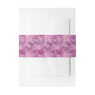 Dusk Rose Galaxy Series Design 2 Invitation Belly Band