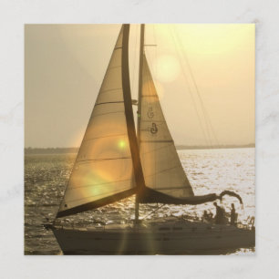 Dusk Sailing  Invitations