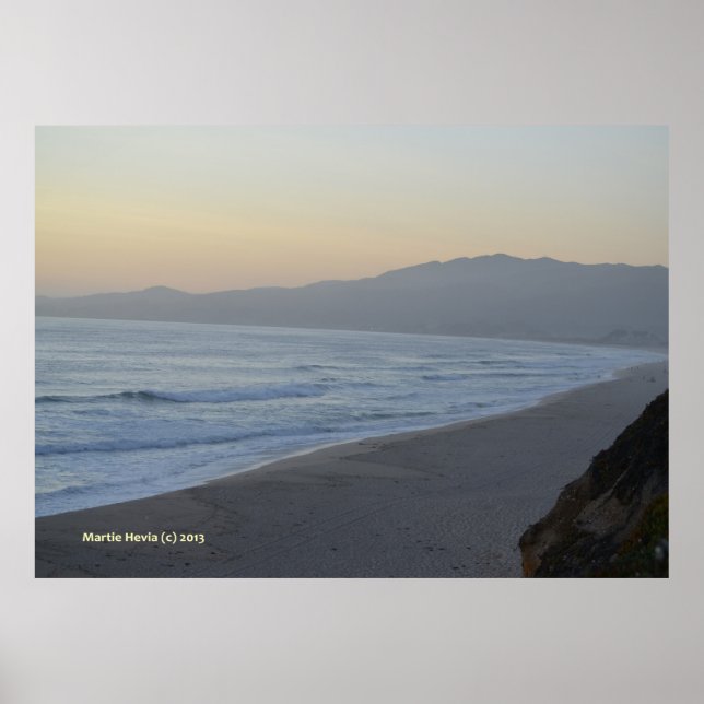 Dusky Beach Poster (Front)