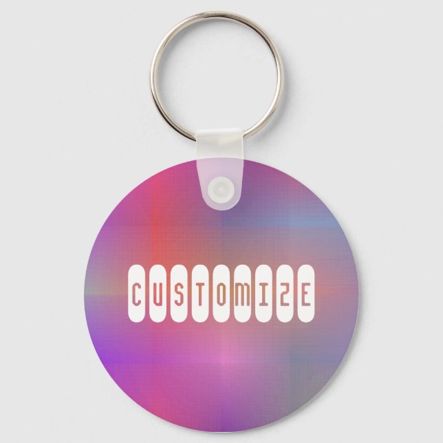 Dusky Colour III - Template Key Ring (Front)