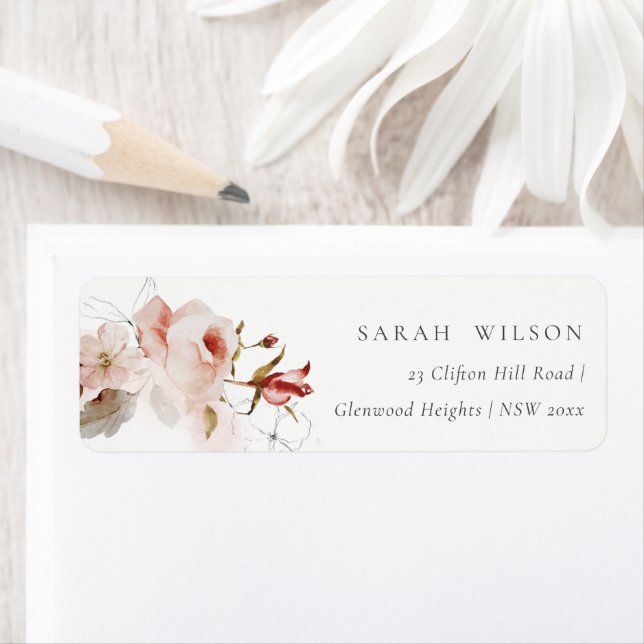 Dusky Fall Marsala Blush Floral Wreath Wedding (Insitu)