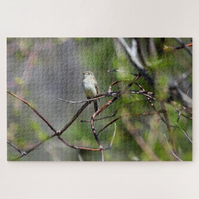 Dusky Flycatcher Jigsaw Puzzle (Horizontal)