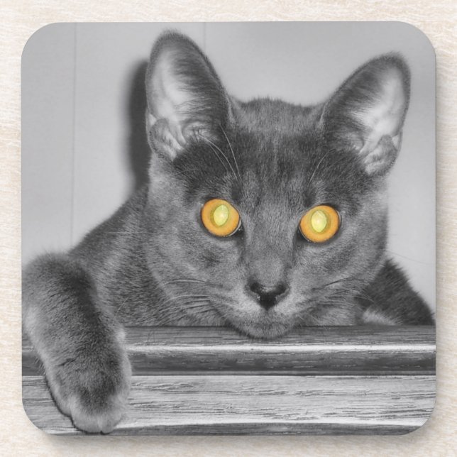 Dusky Gold Cork Coaster (Front)