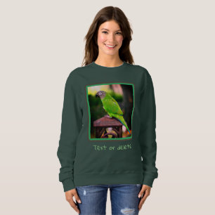 Dusky Headed Conure Parrot Personalised  Sweatshirt