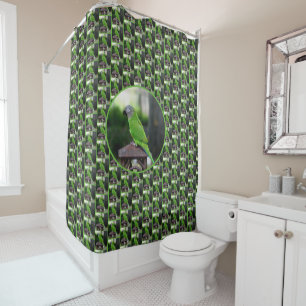 Dusky Headed Conure Parrot  Shower Curtain