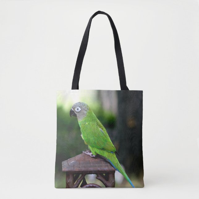 Dusky Headed Conure Parrot  Tote Bag (Front)