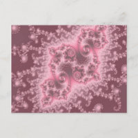 Dusky Pink Jellyfish Postcard