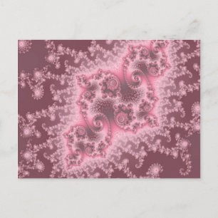 Dusky Pink Jellyfish Postcard