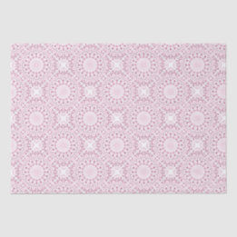 Dusky Rose Confetti Lace Diamond Tile Craft Tissue Paper