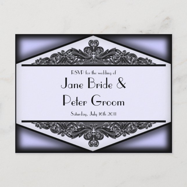 Dusky Vintage, RSVP card (Front)