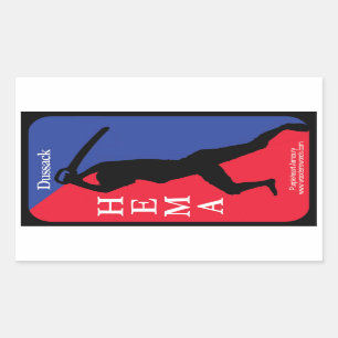 Dussack HEMA decal Rectangular Sticker