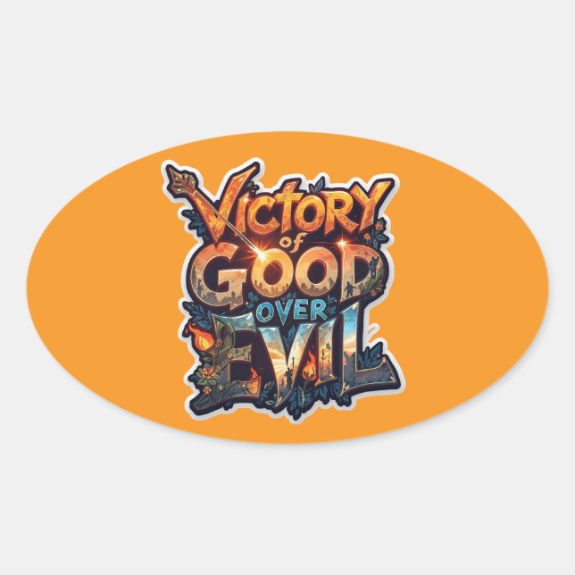 Dussehra 2025 Symbol of Triumph – Cutout Sticker  (Front)