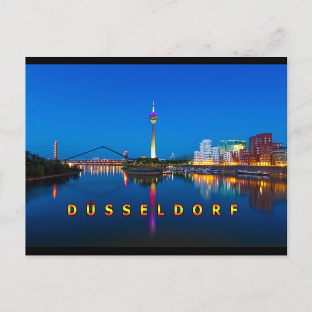Düsseldorf 007B Postcard (Front)