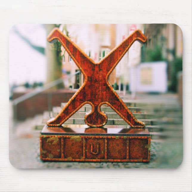 Dusseldorf Cartwheel Mouse Mat (Front)