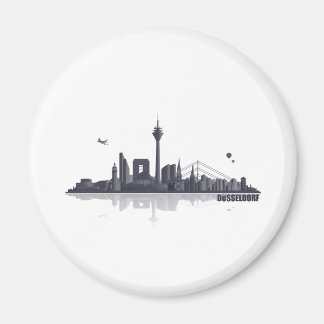 Düsseldorf City Skyline Magnet