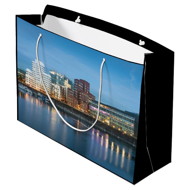 Dusseldorf Germany Large Gift Bag (Back Angled)