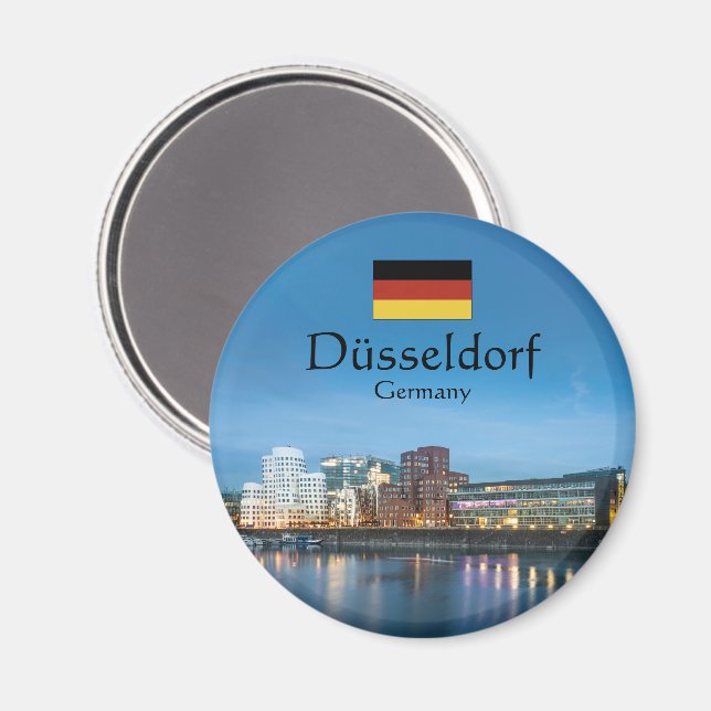 Dusseldorf Germany Magnet (Front/Back)