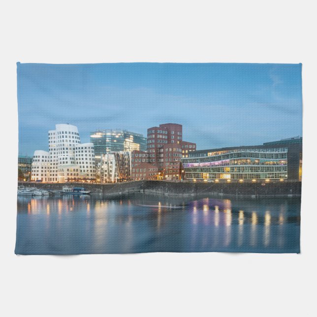 Dusseldorf Germany Tea Towel (Horizontal)