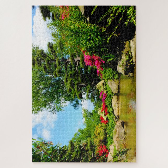 Düsseldorf Japanese Gardens. Jigsaw Puzzle (Vertical)