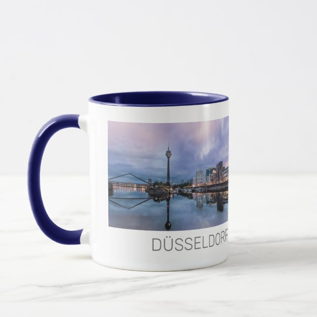 Dusseldorf Skyline Germany Holiday Sunset Souvenir Mug (Left)