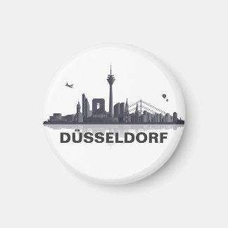 Düsseldorf Skyline refrigerator Magnet