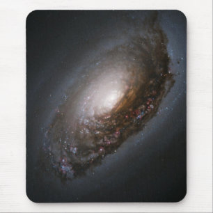 Dust Around the Nucleus of Black Eye Galaxy M64 Mouse Mat