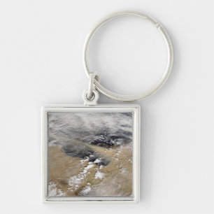 Dust blows off the coast of Libya Key Ring