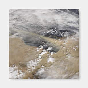 Dust blows off the coast of Libya Magnet