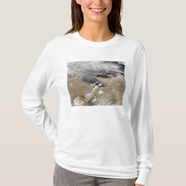 Dust blows off the coast of Libya T-Shirt (Front)