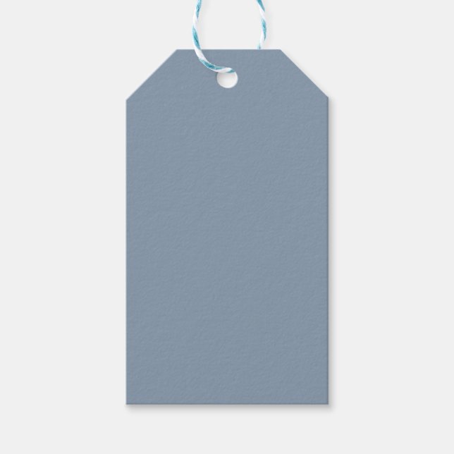 Dust Blue  Gift Tags (Front)