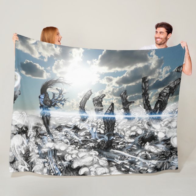 Dust & Design Fleece Blanket (In Situ)