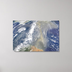 Dust Heading Toward South America Canvas Print